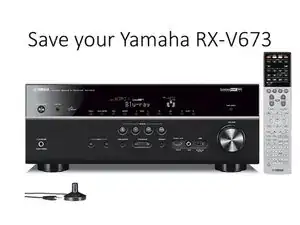 Soundproblem des Yamaha rx-v673 reparieren (leider nicht immer dauerhaft)