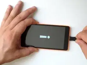 Microsoft Lumia 535 – Auf Werkseinstellungen zurücksetzen, Entfernen der Bildschirmsperre