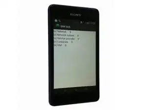 Anleitung Sony Xperia E1 - Netzwerksperre entfernen / SIM Sperre mit Entsperrungscode