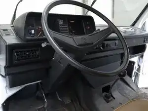1987 VW Type 2 T3 Armaturenbrett Demontage