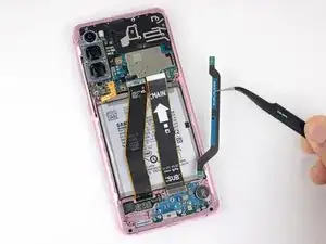 Samsung Galaxy S20 Flachbandkabel entfernen