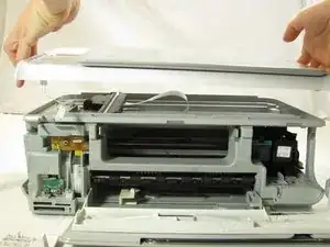 HP Photosmart c3180 obere Abdeckung entfernen