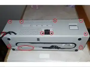Demontage sony dream machine ICF-C717PJ