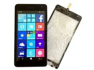 Touchscreen Glas, LCD Display