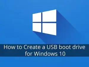 Erstellen eines USB Boot Sticks für Windows 10
