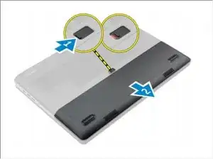 Ersetzen der Batterieabdeckung  am Dell Pression 7510