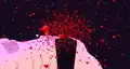 Eine Enderkristallexplosion