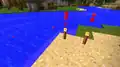 Partikel im Wasser und von Fackeln