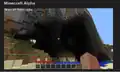 Die Minecraft-Webseite während Alpha v1.0.6.