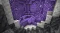 Eine Amethystgeode ist immer mit einem Höhlensystem verbunden.