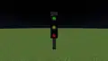 Eine einzelne, simple Ampel