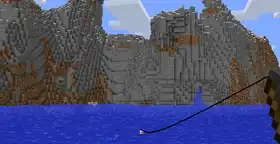 Eine Angel im Banner von Vollversion 1.7 (13w36a)