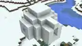 Ein Iglu besteht nahezu komplett aus Schneeblöcken.