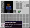 Anzeige eines fertig signierten Buches.