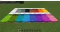 Alle 16 Betten und Meldung in der Bedrock Edition: Respawnpunkt festgelegt.