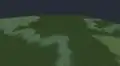 In einer Angepasst-Welt wurden die Biome so hoch generiert, dass man keine Landschaft mehr sieht.