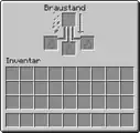 Das Braustand-Inventar vor Vollversion 1.9 (15w42a).