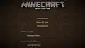 Die Credits beim klicken auf "Copyright Mojang AB"