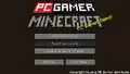 Das Menü mit dem zusätzlichen "PC Gamer" Schriftzug