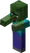 Der Dorfbewohner-zombie mit nur einer Variante vor Vollversion 1.9.