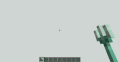 Die Wurfanimation eines Dreizacks.