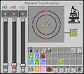 Die GUI des Elementkonstruktors