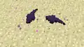 Vor Vollversion 1.8 (14w17a) sahen Endermilbe wie violette Silberfischchen aus