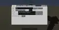 Das Fenster dass sich öffnet wenn man mit dem NPC-Zauberstab Rechtsklick auf einem freien Block macht