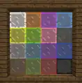 Alle gefärbten Glasscheiben vor Vollversion 1.7 (13w42a)