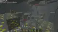 Golderz mit alter Textur in einer selbst gebauten Mine in Classic