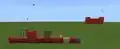 Grenzblöcke in einer Welt in der Beta Version der Pocket Edition .