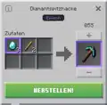 Herstellen einer Diamantspitzhacke
