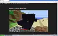 Die Minecraft-Webseite während dieser Version.