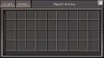 Das Inventar im Überlebensmodus vor Alpha 0.9.0