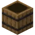 Wie das leere Fass mit dieser Textur im Spiel aussehen würde.