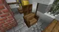 Stuhl mit Lehne