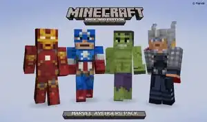 Auswahl aus Skin-Paket "Marvel Avengers"