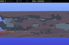 Der Nether mit MCEdit von der Seite gesehen