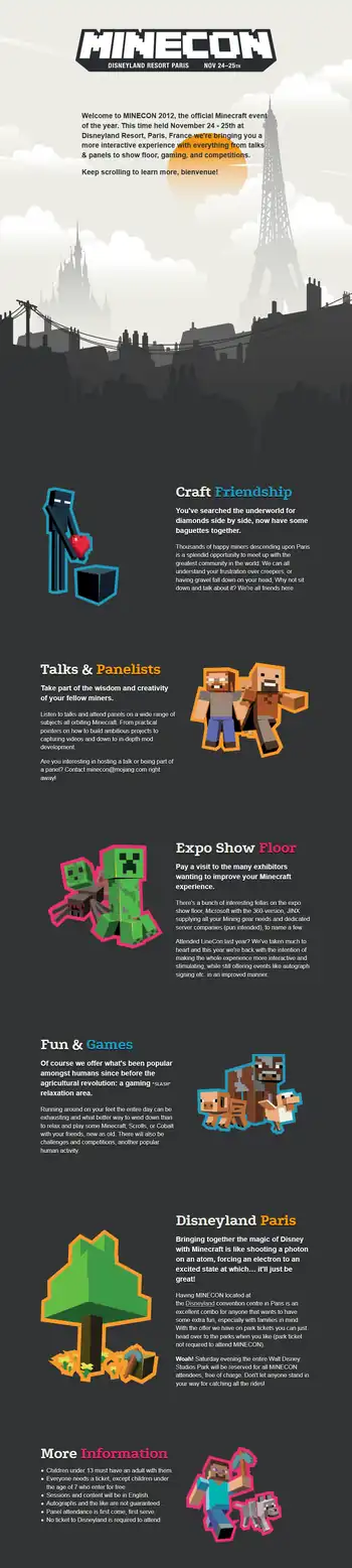 Infos zur MineCon 2012