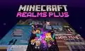 Das Vorschaubild von Realms Plus auf der offiziellen Minecraft Website.