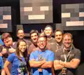 Das Minecraft Xbox-Team auf der Minecon 2016 (in den grauen T-Shirts)