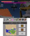Der Spieler greift den Wither mit einem Bogen an
