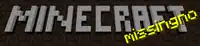 Splash-Text „missingno“ in einer Alpha-Version