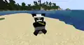 Ein Panda isst Bambus.