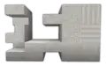 Seitlich platzierte gemeißelte Quarzblöcke in der Bedrock Edition.