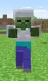 Ein Zombie mit einer Rüstung in der Classic.
