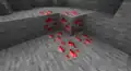 Redstone-Erz in einer Höhle