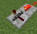 Ein fixierter Redstone-Verstärker.