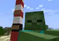 Ein Riese ist fast elf Blöcke hoch, die Hitbox ist allerdings kleiner