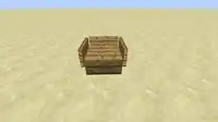 Mithilfe einer Stufe wurde ein einfacher Stuhl mit Lehne gebaut.